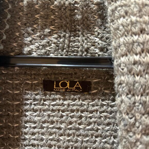 Unbranded Women's Grey and Green Cardigan 6-8 - Picture 2 of 3